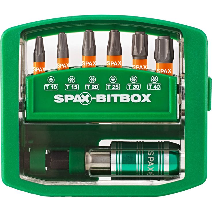 Bit-Set 'Spax-Bitbox' T-Star plus 7-teilig