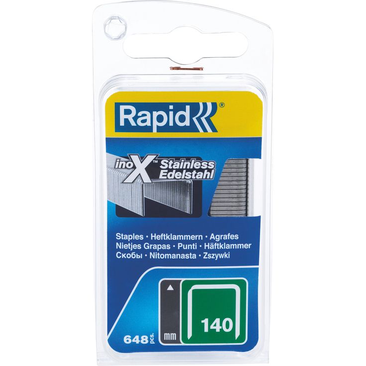 Rapid Klammern Typ 140/10 mm Edelstahl 650 Stück – Bild 1