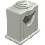 100 Stück OBO Greif-ISO-Schelle Typ 3040, 1-fach, Spannbereich 6 - 16 mm, lichtgrau