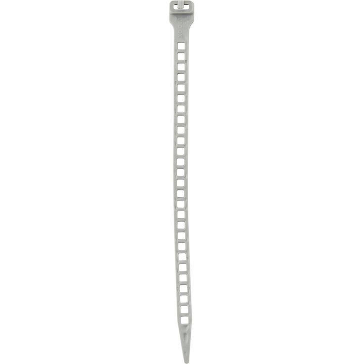 Videx Befestigungsschlaufen Kunststoff grau 17 x 0,7 cm 25 Stück