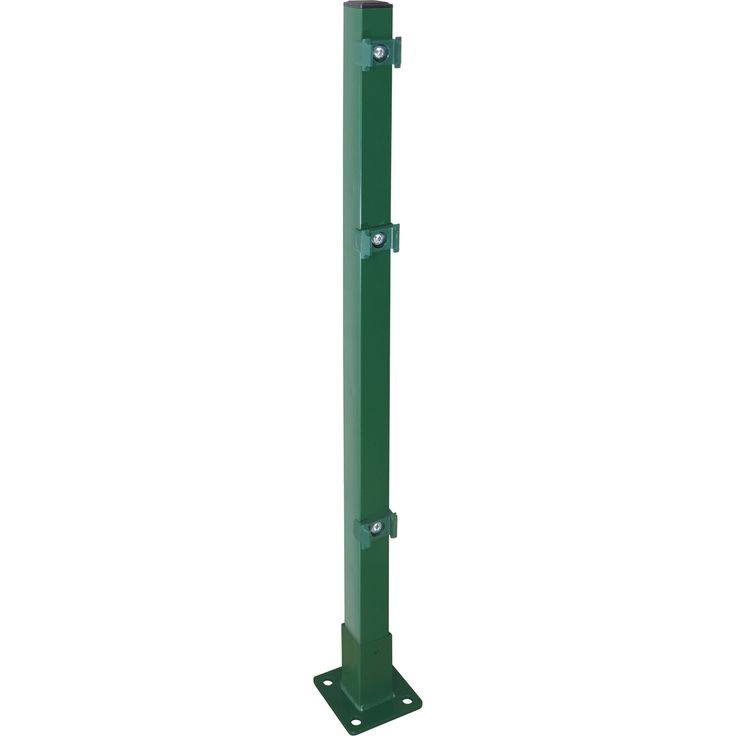 Arvotec Pfosten für Bodenplatte 'RAL 6005' grün 4 x 4 x 80 cm