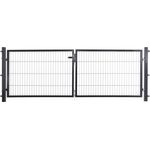 Arvotec Gartentor anthrazit, zweiflügelig 300 x 160 cm