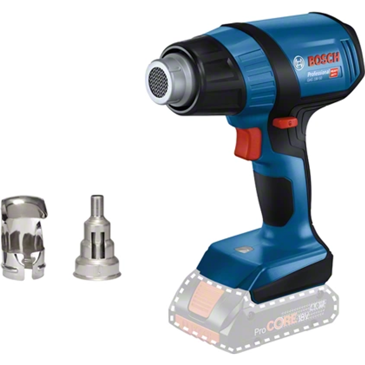Bosch Professional GHG 18V-50 (C) Akku-Heissluftgebläse solo 300° / 500° (06012A6500) ohne Akku ohne Ladegerät – Bild 1