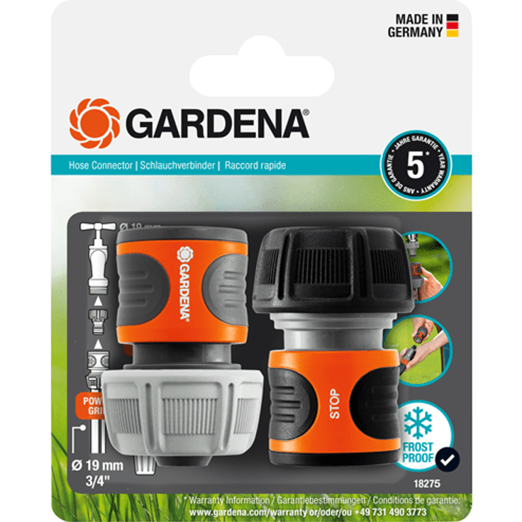 Gardena Schlauch Anschluss-Satz 19mm 3/4'' (18275-20)