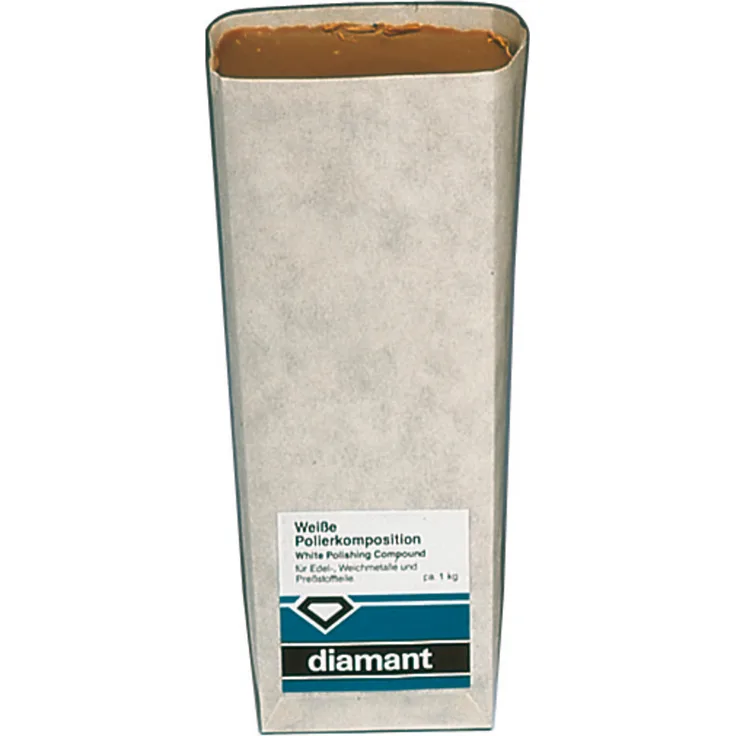 diamant diamant Schleif/Polierpaste 700g weiß-beige 112 50 (Polierpaste Blockform)