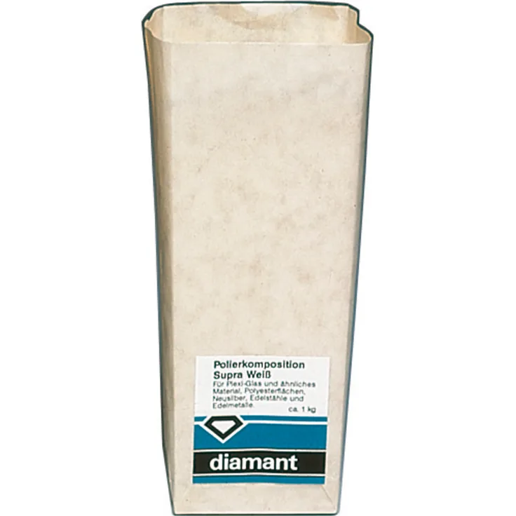 diamant diamant Schleif/Polierpaste 900g supra-weiß 117 50 (Polierpaste Blockform)