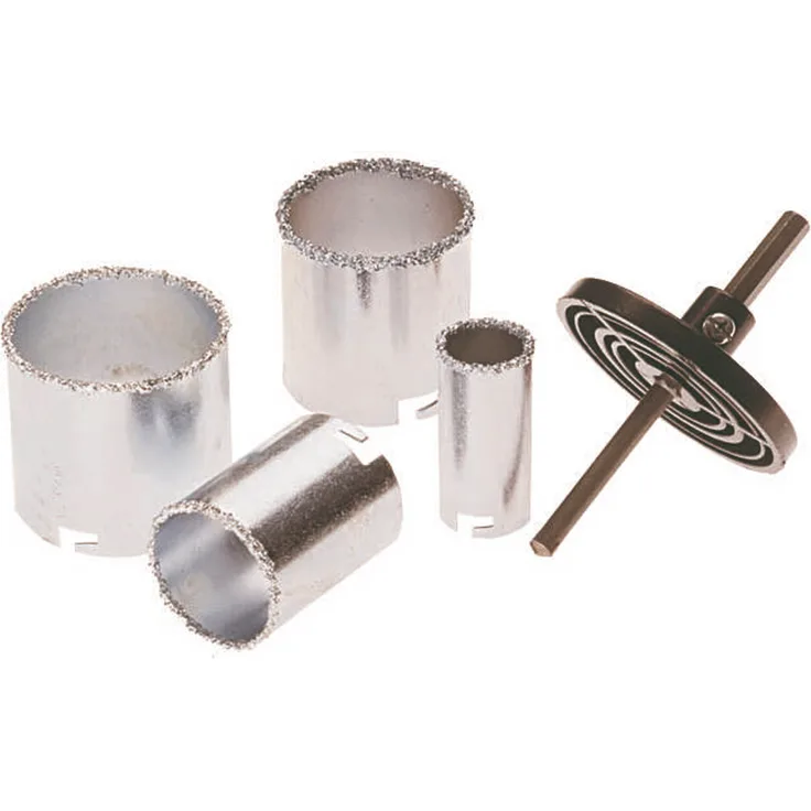 Dönges Lochbohrer-Set, 6 teilig, Bohrer-Ø 33 - 53 - 67 - 73 mm