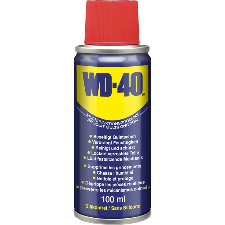 WD-40 Classic, multifunktionales Schmiermittel, 100ml, beseitigt Quietschen und Knarren