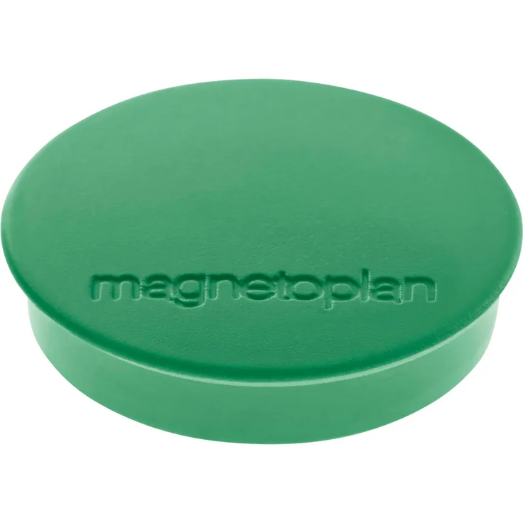 Magnetoplan Magnet D30 mm VE10 Haftkraft 700 g grün 1664205 Ø: 30 mm