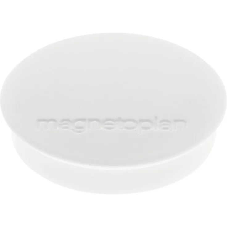 Magnetoplan Magnet D30 mm VE10 Haftkraft 700 g weiss 1664200 Ø: 30 mm