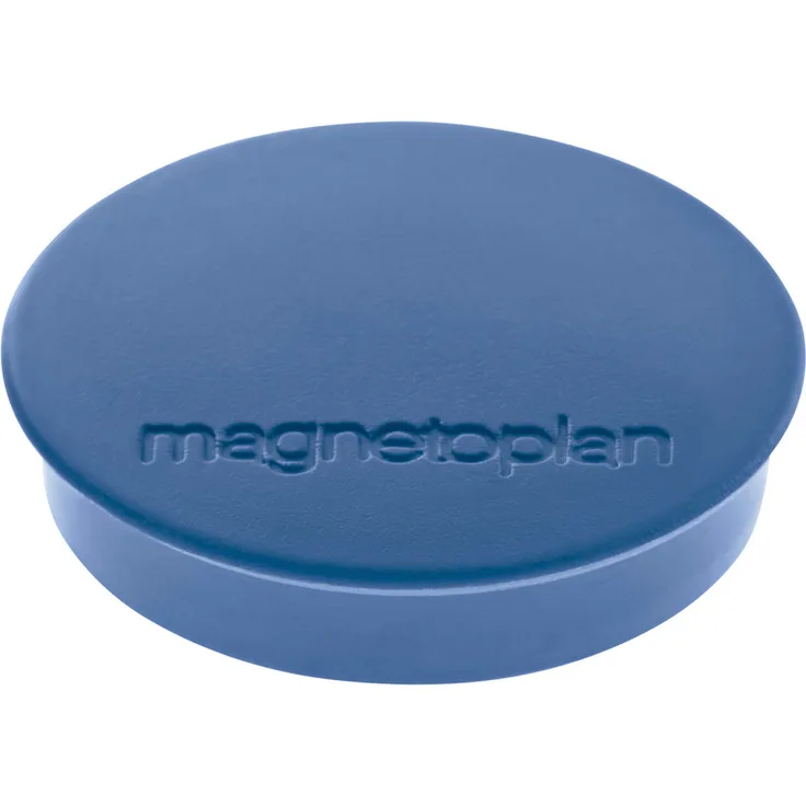 Magnetoplan Magnet D30 mm, VE 10 Stück Haftkraft 700 g blau 1664214 Ø: 30 mm