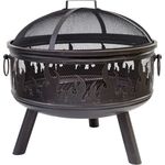 Buschbeck Feuerschale 'Wildfire' 61 x 61 cm, mit Grillfunktion