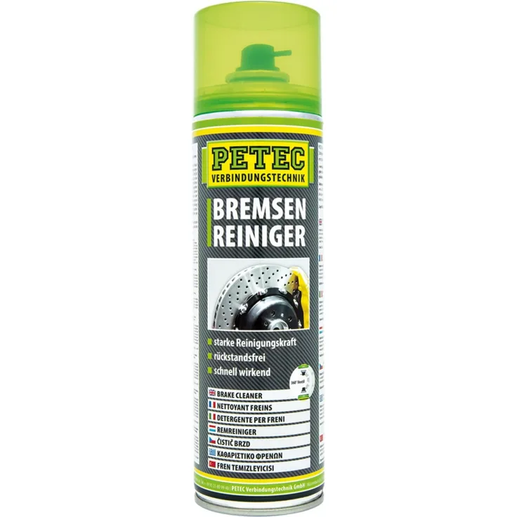 Petec 70060 Bremsenreiniger - 500ml Dose - acetonfrei - wirkt schnell - Preisvergleich