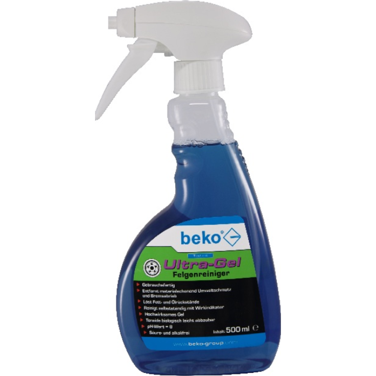 Beko TecLine Ultra-Gel Felgenreiniger Sprühflasche 500 ml