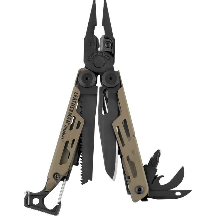 Leatherman Multi-Tool SIGNAL, coyote tan, inkl. Nylon-Holster