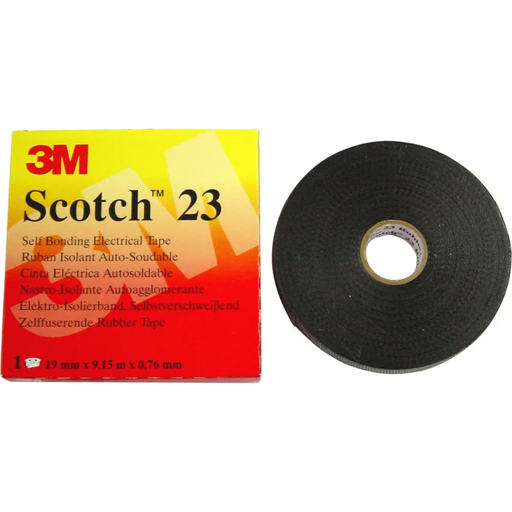 3M Selbstverschweißendes Ethylen-Propylen-Kautschuk-Band Scotch 23, 19 mm Scotch 23 19x9,15