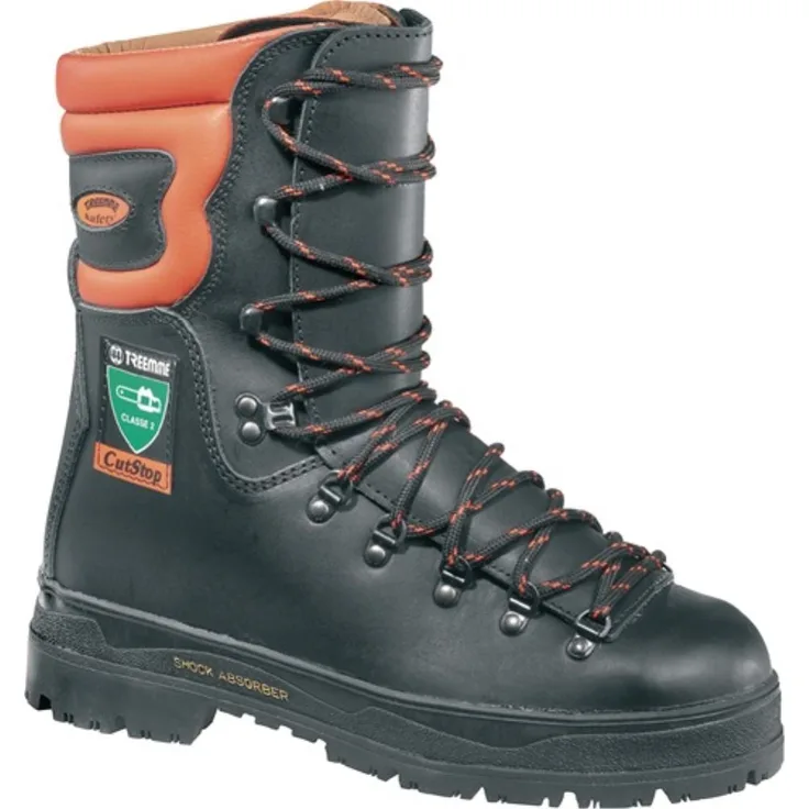 Forstsicherheitsstiefel Cutstop High Gr.40 schwarz/orange Leder S3