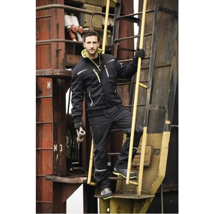 Pilotenjacke Terrax Workwear Gr.L schwarz/limette TERRAX