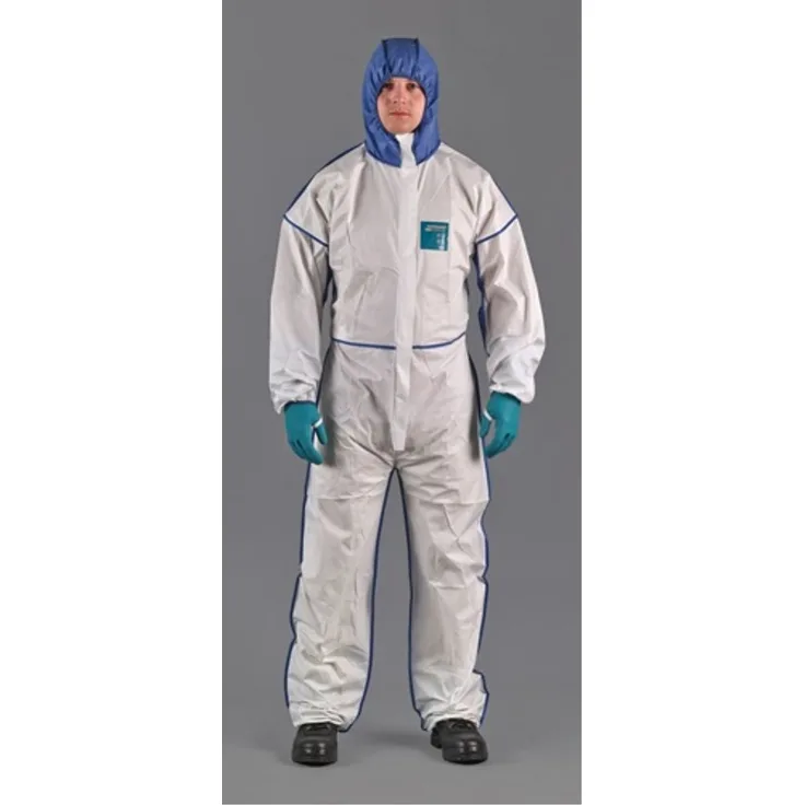 Schutzoverall AlphaTec 1800 Comfort Gr.XXXL weiß/blau PSA III ANSELL