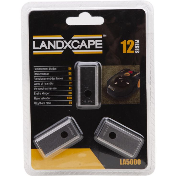 LANDXCAPE Mähroboter-Ersatzmesser LA5000 12 Stück