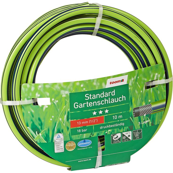 toom Gartenschlauch 'Standard' phthalatfrei Ø 13 mm (1/2''), 10 m