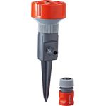 Gardena 4-Flächenregner 'Classic Twist-Aktion' grau/orange 64-100 m²