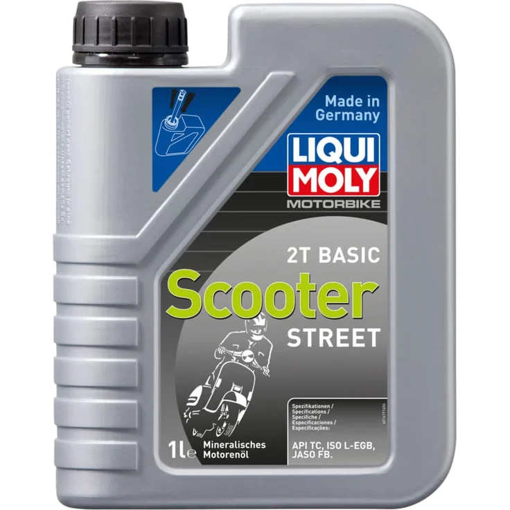 LIQUI MOLY 1619 Motorbike 2T Basic Scooter Street Motorroller Roller Motoröl 1L – Bild 1