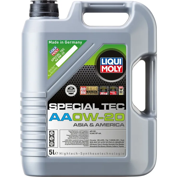 LIQUI MOLY 9734 Motoröl Special Tec AA 0W-20 Motorenöl Leichtlauf Motor Öl 5L