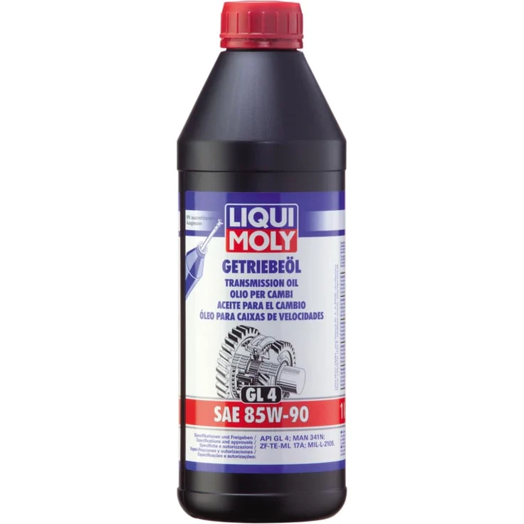 LIQUI MOLY 1030 Getriebeöl (GL4) SAE 85W-90 GL-4 Schaltgetriebe Getriebe Öl 1L