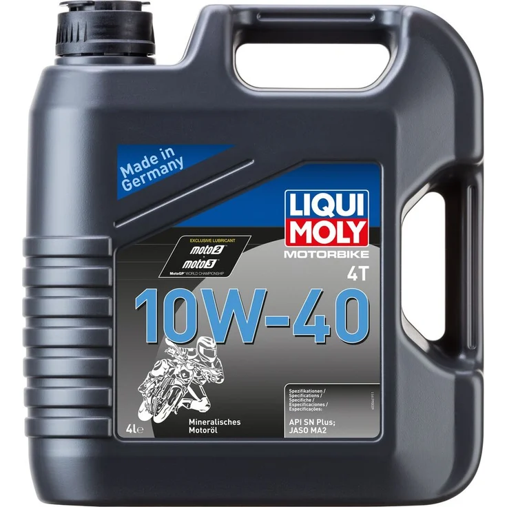 LIQUI MOLY 3046 Motoröl Motorbike 4T 10W-40 Motorenöl Motorrad Mineralisch Öl 4L – Bild 1