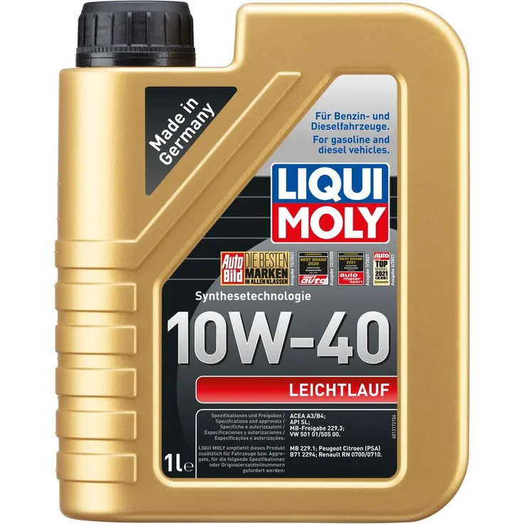 LIQUI MOLY 1317 Motoröl Leichtlauf 10W-40 Motorenöl Motor Öl 1 Liter