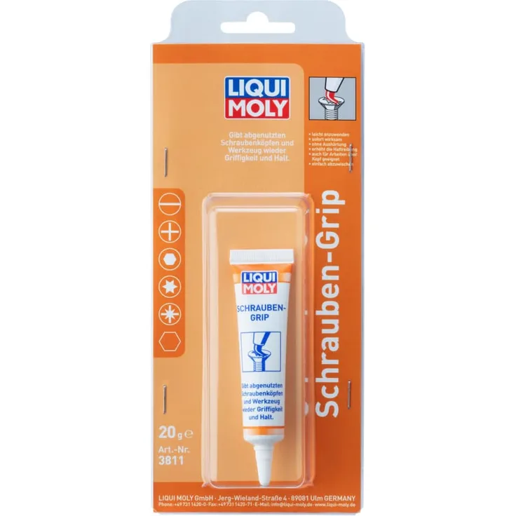 LIQUI MOLY 3811 Schraubengrip Schrauben-Grip Reparatur Paste Schraubendoktor 20g