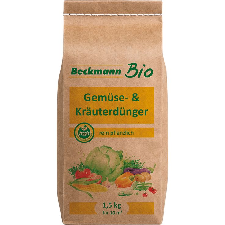 Bio Gemüse- und Kräuterdünger 1,5kg Papierbeutel