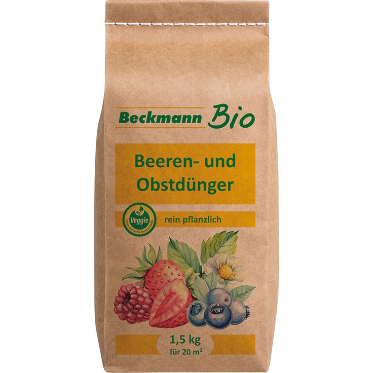 Bio Beeren- und Obstdünger 1,5kg Papierbeutel