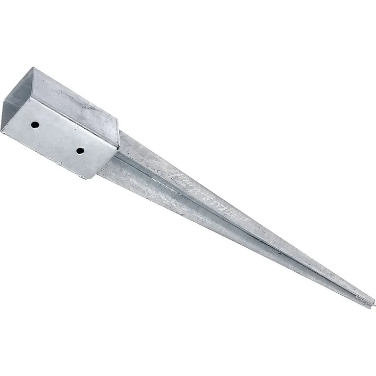 STILTREU Einschlaghülse eckig 71mm x 71mm x 750mm, verzinkt