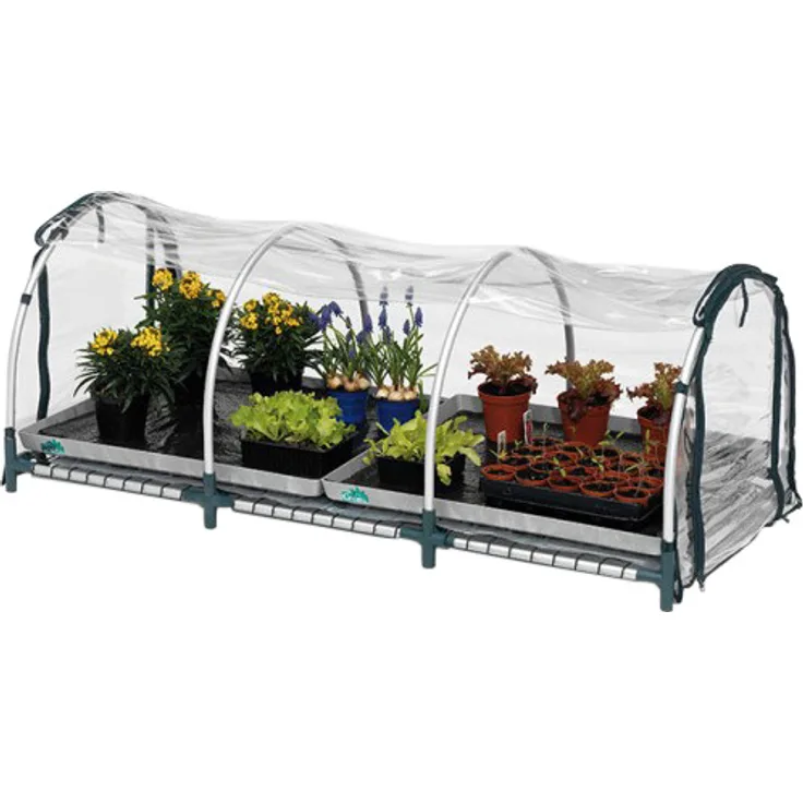 Bio Green Jumbo-Aufzuchthaus Frühbeet beheizt 130 x 60 x 50 cm