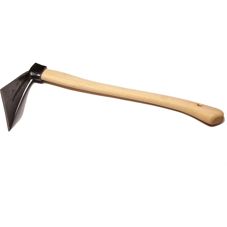 Krumpholz Handhacke, Harzer Form, mit Eschen-Kuhfußstiel (48 cm)