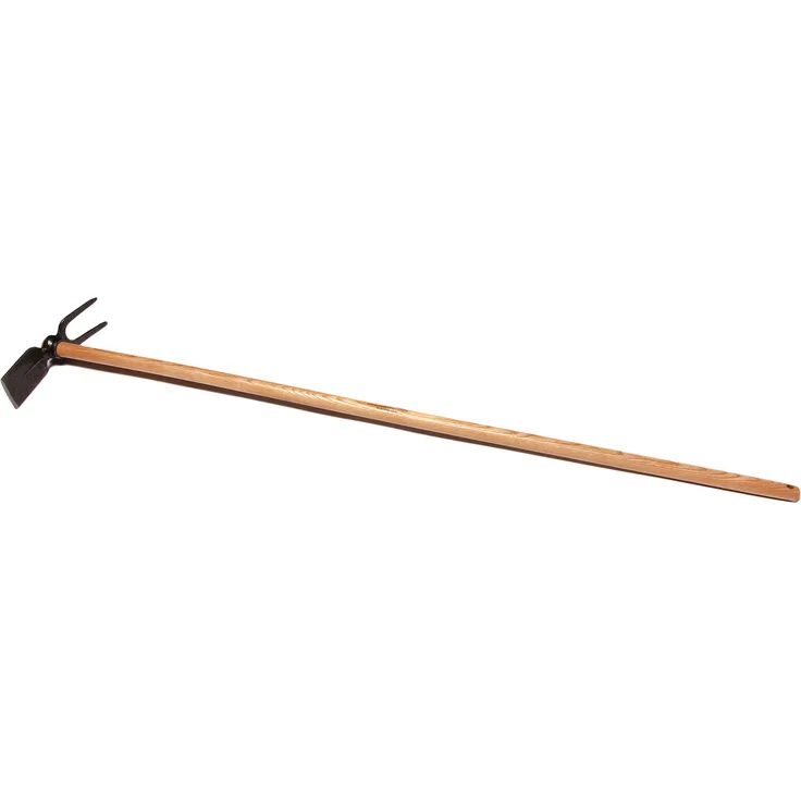Krumpholz Gartenhacke 2-zinkig, m. lack. E.-Stiel 130cm