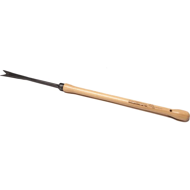 Krumpholz Unkrautstecher (geschmiedet Ø 8 mm) mit Eschen-Knopf-Stiel (48 cm)