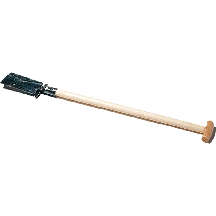 Krumpholz Geschmiedeter Beetspaten mit Auftritt und Eschen-T-Stiel (80cm)