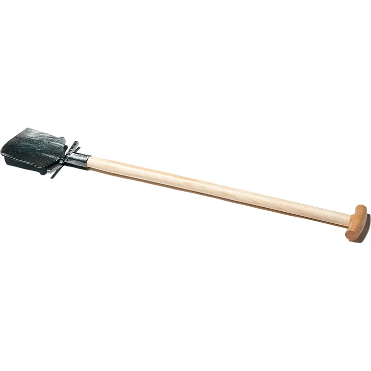 Krumpholz Damenspaten "Elke" mit geschmiedetem Tritt und 85 cm lackiertem Eschenstiel (deutsche Form)