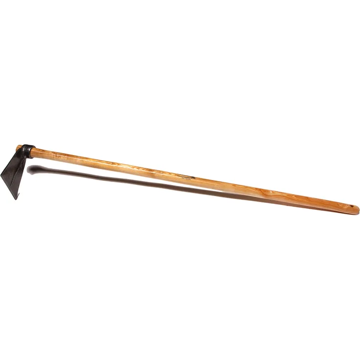 Krumpholz Harzer Hacke mit rundem Auge und lackiertem Eschenstiel (130 cm)