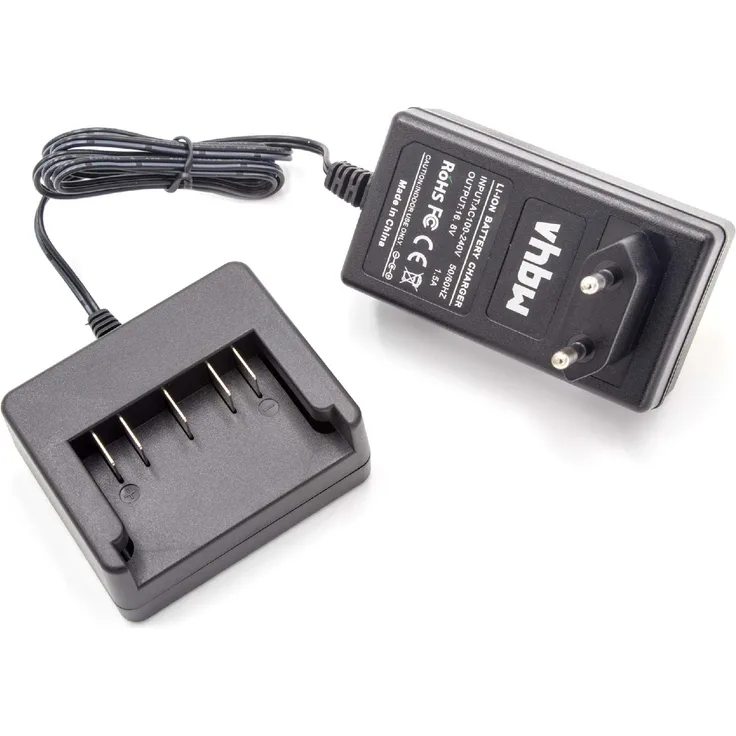 vhbw 220V Ladegerät Ladekabel kompatibel mit Werkzeug Bosch GSR 14.4 V-LI, GSR 14.4 V-LIN, GSR 14.4 V-LIN2, GSR 14.4 VE-2-LI, GSR 14.4-2-LI, GSR 1440-LI