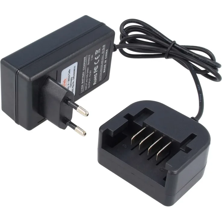 Ladegerät kompatibel mit Worx Li-Ion Werkzeug-Akkus WA3540, WU161 - 12.6V 1.5A