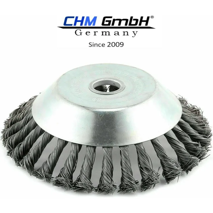 CHM GmbH extra leichte Unkrautbürste 200 x 25,4mm für Motorsense Freischneider