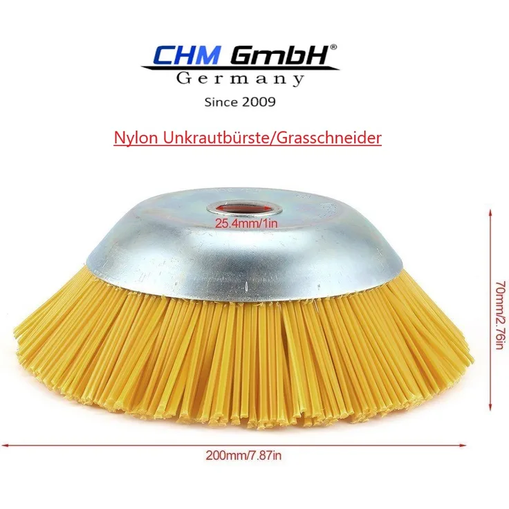 CHM GmbH leichte Unkrautbürste Motorsense Freischneider 0,8-1 PS Grasschneider