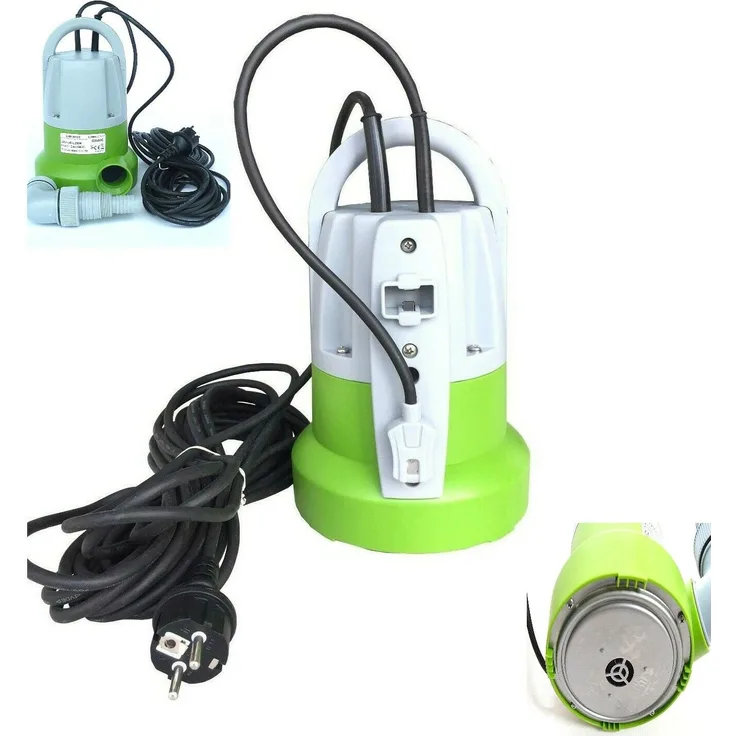 CHM GmbH Tauchpumpe flachsaugend bis 1mm 250 Watt Flachsaugpumpe Pumpe