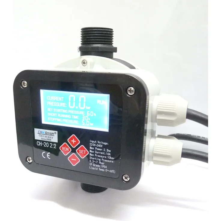 CHM GmbH Digitale einstellbare Pumpensteuerung mit LCD Display bis 2,2 kW