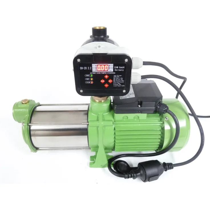 CHM GmbH Kreiselpumpe Edelstahl 1,1 KW + vollaut. Steuerung Trockenlaufschutz Pumpe