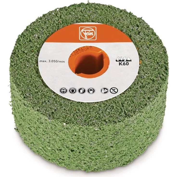 FEIN Schleifwalze Korn 60 D.100x50mm Bohrung 19mm mittel